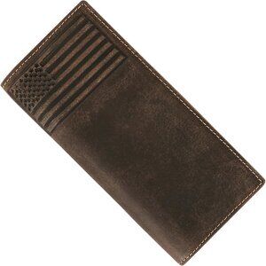 Western Leather Men's RFID  Long Wallet with Credit Card Holder